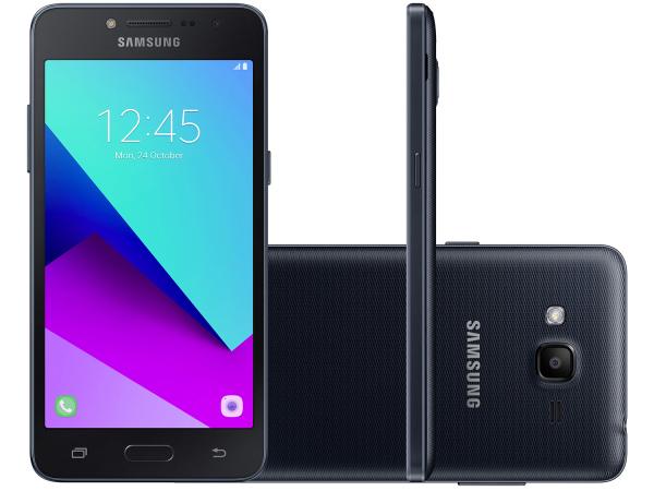 Smartphone Samsung Galaxy J2 Prime 16GB Preto - 4G 1.5GB RAM Tela 5” Câm. 8MP + Câm. Selfie 5MP