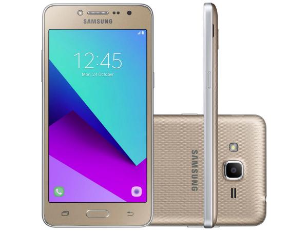 Smartphone Samsung Galaxy J2 Prime TV 16GB Dourado - 4G 1,5GB RAM Tela 5” Câm. 8MP + Câm. Selfie 5MP
