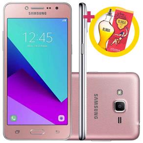 Smartphone Samsung Galaxy J2 Prime Tv 16Gb Rosa Dual Chip Android 6.0 Tela 5" Câmera 8Mp +Perfume Olinda L’Occitane - 100Ml