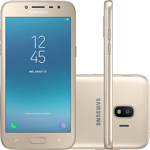 Tudo sobre 'Smartphone Samsung Galaxy J2 Pro Dual Chip Android 7.1 Tela 5" Quad-Core 1.4GHz 16GB 4G Câmera 8MP - Dourado'