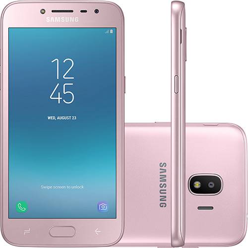 Tudo sobre 'Smartphone Samsung Galaxy J2 Pro Dual Chip Android 7.1 Tela 5" Quad-Core 1.4GHz 16GB 4G Câmera 8MP - Rosa'