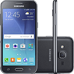 Smartphone Samsung Galaxy J2 TV Dual Chip Desbloqueado Android 5.1 Tela 4.7" 8GB 4G 5MP - Preto