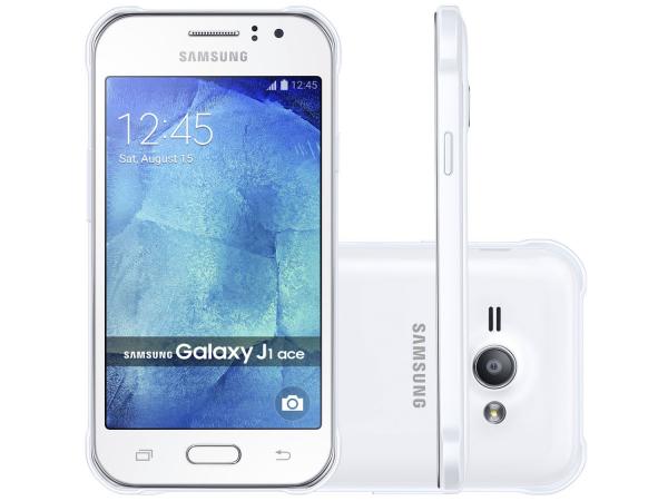 Smartphone Samsung Galaxy J1 Ace Duos Dual Chip - 3G Câm. 5MP Tela 4.3” Proc. Dual Core Android 4.4