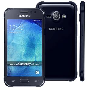 Smartphone Samsung Galaxy J1 Ace Duos Preto com Dual Chip, Tela 4.3", 3G, Câmera 5MP, Android 4.4 e Processador Dual Core de 1.2 GHz