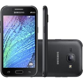 Smartphone Samsung Galaxy J1 Duos J100M Desbloqueado – Android 4.4, Tela de 4.3``, 4GB, Câmera de 5MP, 4G, Quad Core 1.2Ghz