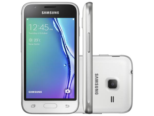 Tudo sobre 'Smartphone Samsung Galaxy J1 Mini 8GB Branco - Dual Chip 3G Câm. 5MP Tela 4” Proc. Quad Core'