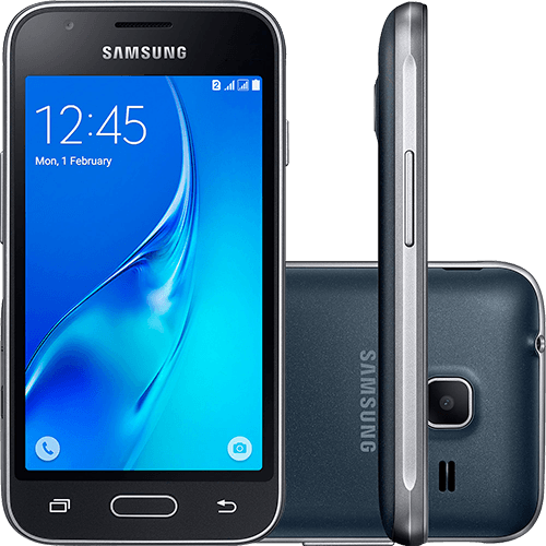 Tamanhos, Medidas e Dimensões do produto Smartphone Samsung Galaxy J1 Mini Android 5.1 Tela 4" 8GB 3G Wi-Fi Câmera 5MP - Preto