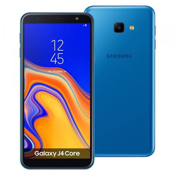 Smartphone Samsung Galaxy J4 Core 16GB Azul 4G - Quad Core 1GB RAM Tela 6” Câm. 8MP + Selfie 5MP