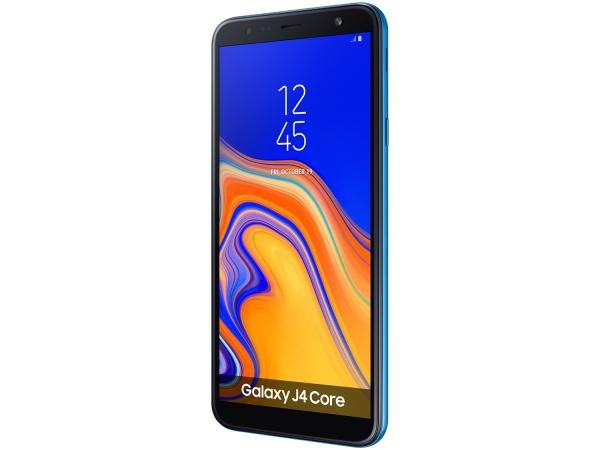 Tudo sobre 'Smartphone Samsung Galaxy J4 Core 16gb Azul 4g - Quad Core 1gb Ram Tela 6 Câm. 8mp + Selfie 5mp'