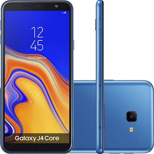 Tudo sobre 'Smartphone Samsung Galaxy J4 Core 16GB Nano Chip Android Tela 6" Quad-Core 1.4GHz 4G Câmera 8MP - Azul'