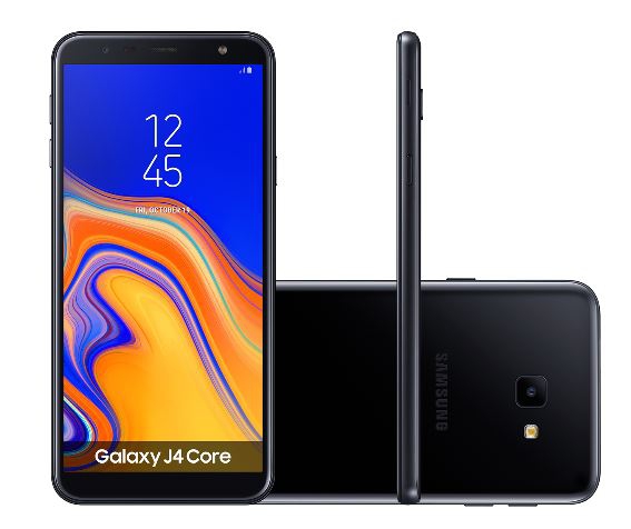 Smartphone Samsung Galaxy J4 Core 16GB, Tela Infinita de 6", Android Go 8.1, Dual Chip, Câmera Frontal de 5MP com Flash, Câmera Traseira 8MP