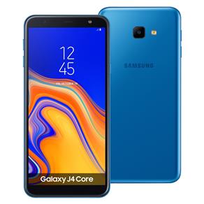 Smartphone Samsung Galaxy J4 Core Azul 16GB, Tela Infinita de 6", Android Go 8.1, Dual Chip, Câmera Frontal de 5MP com Flash, Câmera Traseira 8MP