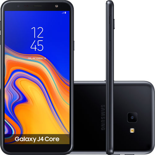 Tudo sobre 'Smartphone Samsung Galaxy J4 Desbloqueado Tim 16GB Dual Chip Android Go 8.1 Tela 6" Quad-Core 1.4GHz 4G Câmera 8MP - Preto'
