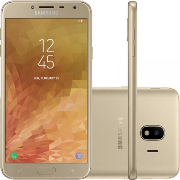 Smartphone Samsung Galaxy J4 Dourado 32GB Tela de 5.5" Dual Chip Câmera de 13 MP