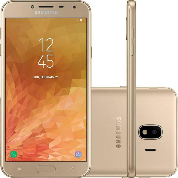 Smartphone Samsung Galaxy J4, Dourado, J400M, Tela de 5.5", 32GB, 13MP
