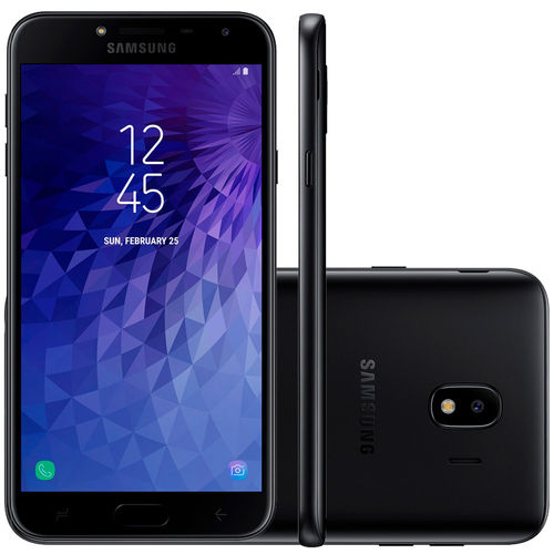 Smartphone Samsung Galaxy J4, Preto, J400m, Tela de 5.5", 16gb, 8mp