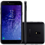 Smartphone Samsung Galaxy J4, Preto, J400m, Tela de 5.5", 16gb, 8mp