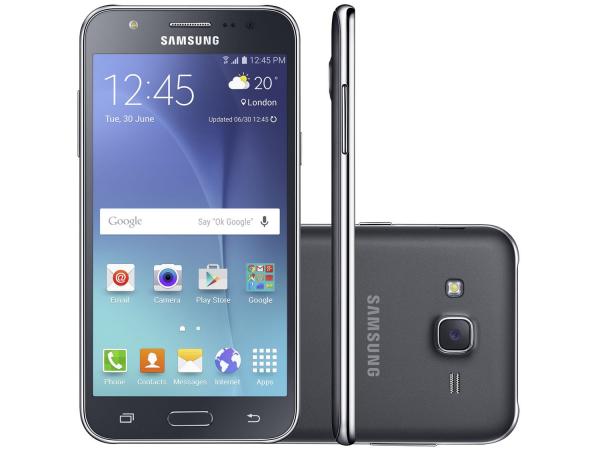 Smartphone Samsung Galaxy J5 Duos Dual Chip 16GB - 4G Android 5.1 Câm. 13MP Tela 5” Proc. Quad Core