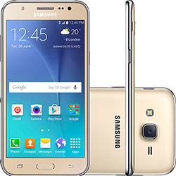 Tudo sobre 'Smartphone Samsung Galaxy J5 Duos Dual Chip Desbloqueado TIM Android Tela 5" 16GB 4G Câmera 13MP - Dourado'