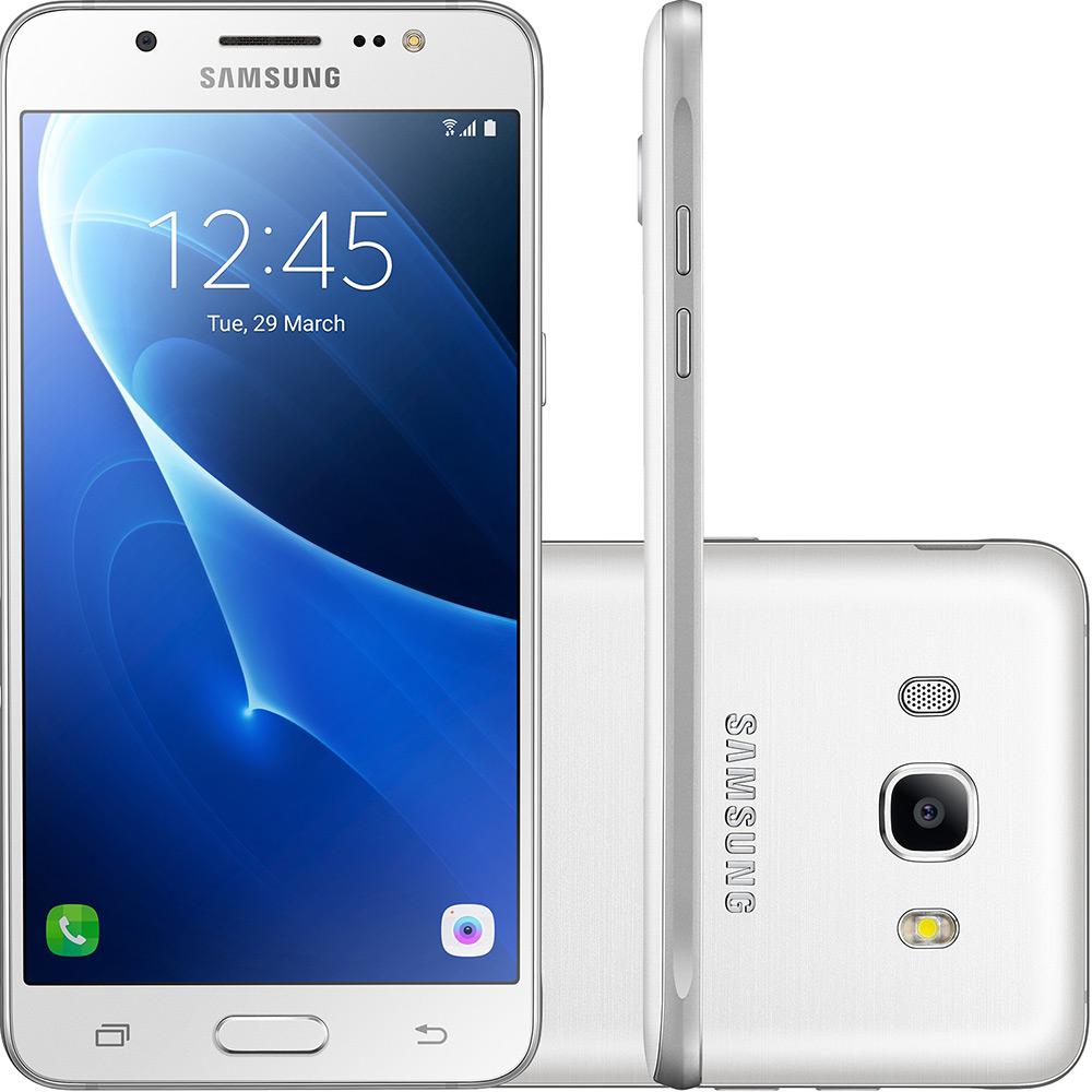 Smartphone Samsung Galaxy J5 Metal Dual Chip Android 6.0 Tela 5.2" 16GB 4G Câmera 13MP - Branco