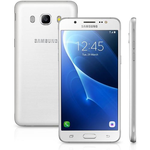 Smartphone Samsung Galaxy J5 Metal Duos J510m, Branco, Tela 5.2'', Android 6.0, 13mp, 16gb, 4g+wifi