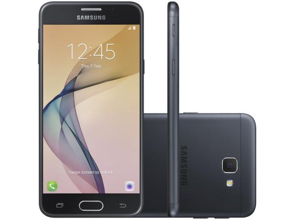 Smartphone Samsung Galaxy J5 Prime 32G Preto - Dual Chip 4G Câm. 13MP + Selfie 5MP Flash Tela 5”