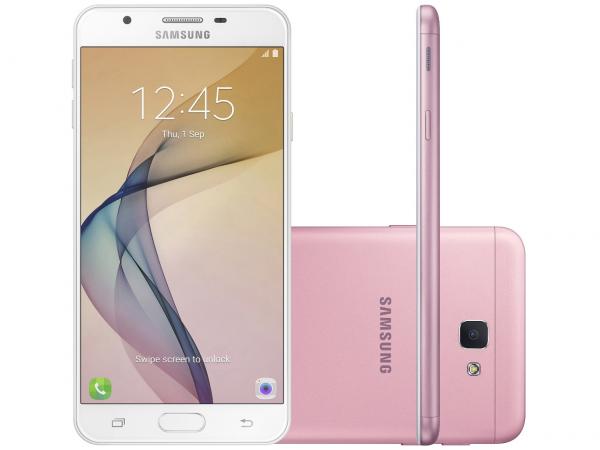Smartphone Samsung Galaxy J5 Prime 32GB Rosa 4G - 2GB RAM Tela 5” Câm. 13MP + Câm. Selfie 5MP
