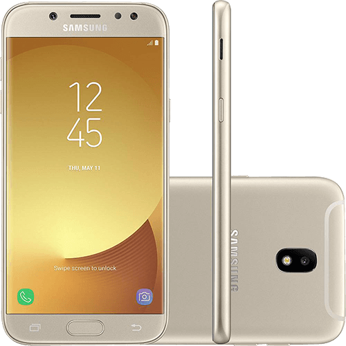 Smartphone Samsung Galaxy J5 Pro Dual Chip Android 7.0 Tela 5,2" Octa-Core 1.6 GHz 32GB 4G Câmera 13MP - Dourado