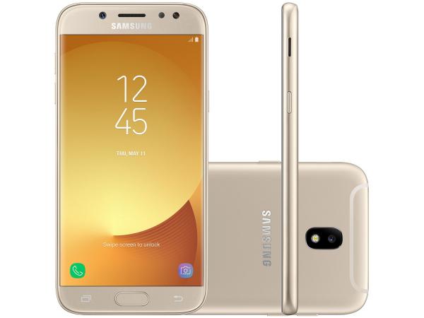Tudo sobre 'Smartphone Samsung Galaxy J5 Pro 32GB Dourado - Dual Chip 4G Câm. 13MP Tela 5,2” HD Proc.Octa Core'