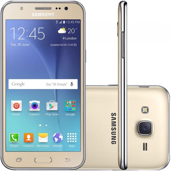 Celular Android Samsung Galaxy J5 Tela 5,1" Rede 4G Memoria 16Gb Camera 13Mp Dual Chip - SM-J500MZWZZTO