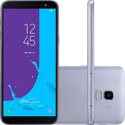 Tamanhos, Medidas e Dimensões do produto Smartphone Samsung Galaxy J6 64GB Dual Chip Android 8.0 Tela 5.6" Octa-Core 1.6GHz 4G Câmera 13MP - Prata
