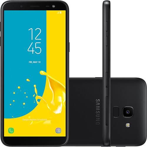 Smartphone Samsung Galaxy J6 64GB Tela 5.6" Câmera 13MP Preto + Jogo para PC