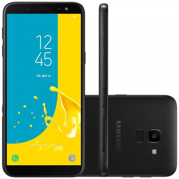 Tudo sobre 'Smartphone Samsung Galaxy J6 32GB Dual Chip 4G Tela 5.6" Câmera 13MP TV Digital Android 8.0 Preto'