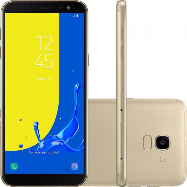 Smartphone Samsung Galaxy J6 32GB Dual Chip Android 8 Tela 5.6 Octa-Core 1.6GHz 4G Cam 13MP