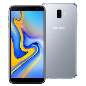 Smartphone Samsung Galaxy J6+ Prata 32GB, Tela Infinita de 6", Dupla Câmera Traseira, Câmera Frontal de 8MP, 3GB RAM, Dual Chip, Android 8.1