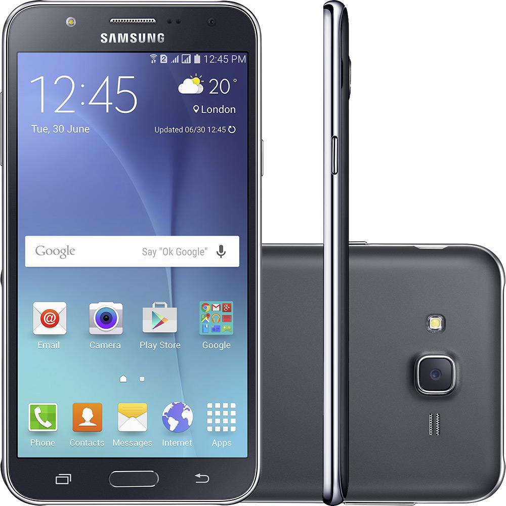 Tamanhos, Medidas e Dimensões do produto Smartphone Samsung Galaxy J7 Duos Dual Chip Android 5.1 Tela 5.5" 16GB 4G Câmera 13MP - Preto