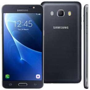 Smartphone Samsung Galaxy J7 Duos Metal Preto com 16GB, Dual Chip, Tela 5.5", 4G, Câmera 13MP, Android 6.0 e Processador Octa Core de 1.6 Ghz