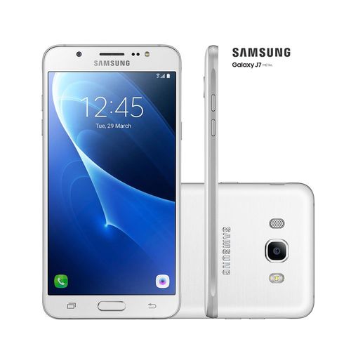 Smartphone Samsung Galaxy J7 Metal Dual Chip Android 6.0 Tela 5.5 16gb 4g Câmera 13mp