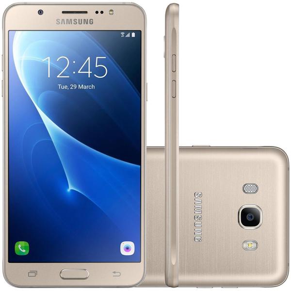 Smartphone Samsung Galaxy J7 Metal Duos J710M, Dourado, Tela 5.5", 13MP, 16GB, Android 6.0 - 4G+WiFi - Samsung