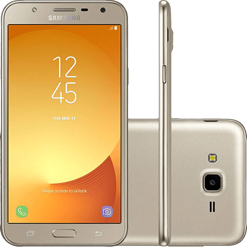 Smartphone Samsung Galaxy J7 Neo Dual Chip Android 7.0 Tela 5.5" 16GB 4G Câmera 13MP - Dourado