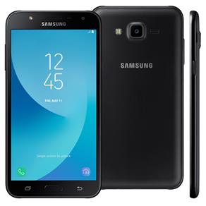Smartphone Samsung Galaxy J7 Neo Preto com 16GB, Tela 5.5", Câmera 13MP, TV Digital HD, Dual Chip, Android, 7.0, Processador Octa Core e 2GB RAM