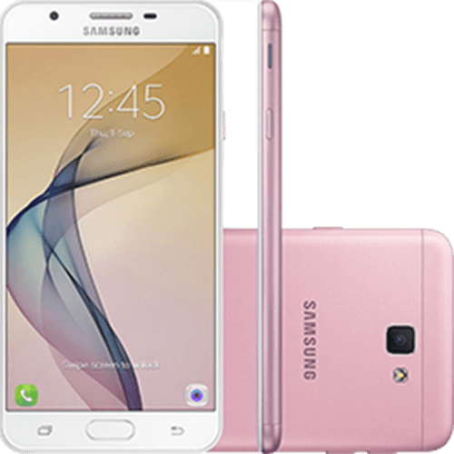 Tamanhos, Medidas e Dimensões do produto Smartphone Samsung Galaxy J5 Prime Dual Chip Android 6.0 Tela 5" Quad-Core 1.4 GHz 32GB 4G Wi-Fi Câmera 13MP com Leitor de Digital - Rosa