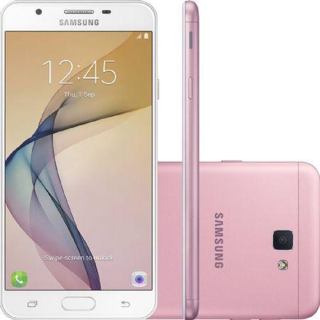 Smartphone Samsung Galaxy J7 Prime G610M, Rosa, Tela de 5.5", 32GB, 13MP