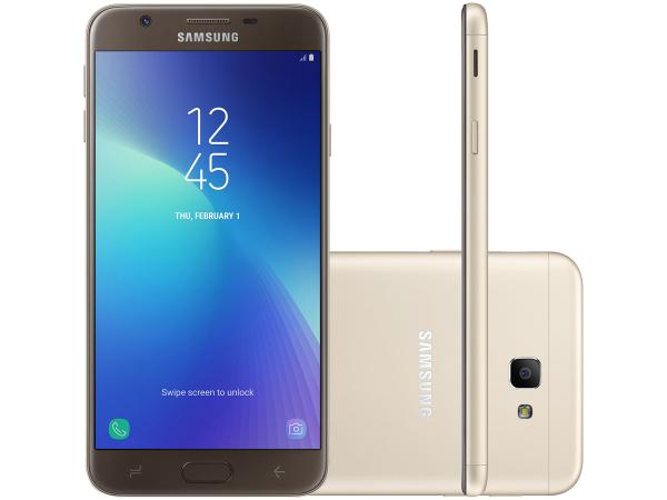 Smartphone Samsung Galaxy J7 Prime 2 32GB Dourado - Dual Chip 4G Câm. 13MP + Selfie 13MP Flash 5.5”