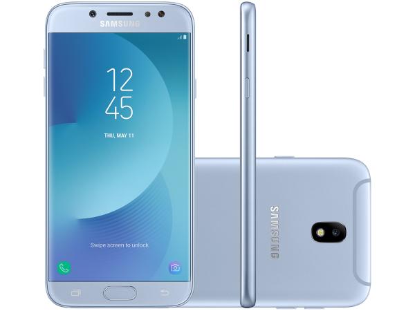 Tudo sobre 'Smartphone Samsung Galaxy J7 Pro 64GB Azul - 4G 3GB RAM Tela 5,5” Câm. 13MP + Selfie 13MP'
