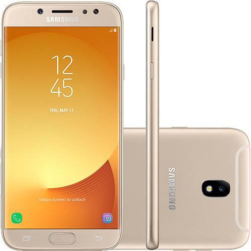 Smartphone Samsung Galaxy J7 Pro 64GB Dourado Android 7.0 Tela 5.5" Octa-Core 4G Wi-Fi Câmera 13MP