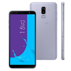 Smartphone Samsung Galaxy J8 4GB RAM, Câmera Traseira Dupla, Câmera Frontal 16MP, Dual Chip, Android 8.0, 64GB, Prata, Tela Infinita de 6,0"
