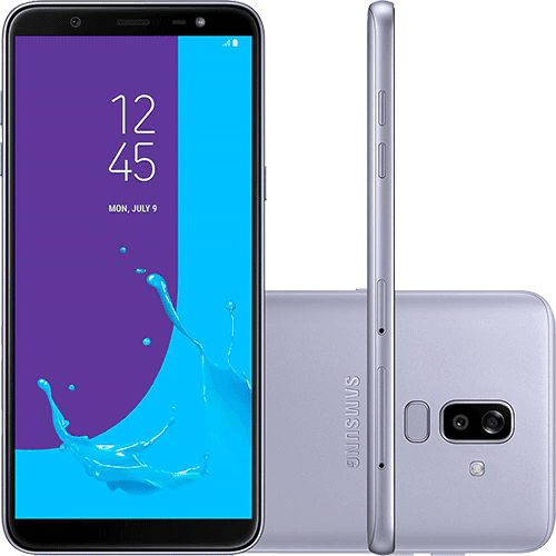 Smartphone Samsung Galaxy J8 64GB Dual Chip Android 8.0 Tela 6" Octa-Core 1.8GHz 4G Câmera 16MP F1.7 + 5MP F1.9 (Dual Cam) - Prata