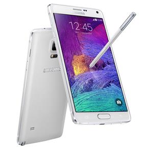 Smartphone Samsung Galaxy Note 4 Branco com Android 4.4, Tela 5.7 Pol, 32GB, Wi-Fi, Câmera de 16MP