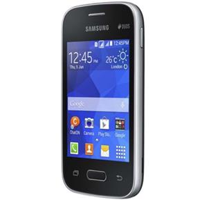 Smartphone Samsung Galaxy Pocket 2 Duos Sm-G110B Preto com Dual Chip, Android 4.4, Wi-Fi, 3G, Gps, Câmera 2Mp, Fm, Mp3 e Bluetooth